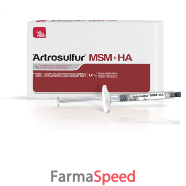 artrosulfur msm+ha 3 siringhe preriempite