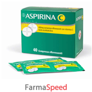 aspirina c*40 cpr eff 400 mg + 240 mg con vitamina c