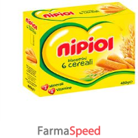 2 Minerali 4 Vitamine Nipiol Biscottini 6 Cereali 800g