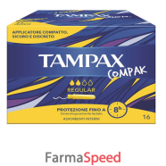 tampax compak reg 16pz