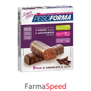 pesoforma barr ciocc latte 12p