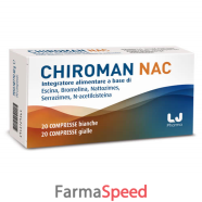 chiroman nac 20 compresse + 20 capsule