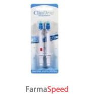 cliadent spazzole idropulsore 2 pezzi