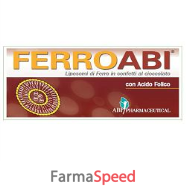 ferroabi 20 confetti orosolubili al cioccolato blister 30 g