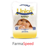 unico quadrotti 100% cotone 60 pezzi