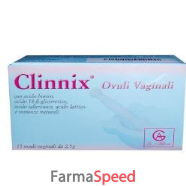 clinnix ovuli vaginali 15pz