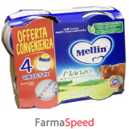 mellin omog manzo 4x80g