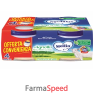 mellin omogeneizzato agnello 4 pezzi x 80 g