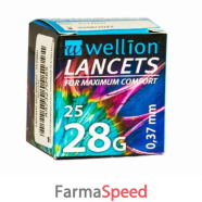 lancette pungidito wellion lancet 28g 25 pezzi