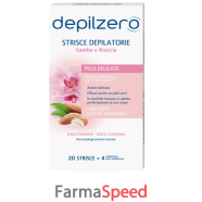 depilzero strisce gambe braccia 20 pezzi