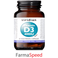 viridian vitamin d3 400iu 30cps