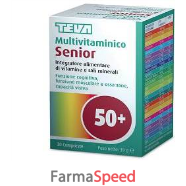 multivitaminico senior teva 30 compresse 39 g