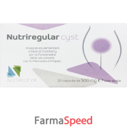nutriregular cyst 20 capsule 500 mg