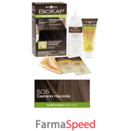 biokap nutricolor delicato 5,05 castano nocciola tinta tubo + flacone