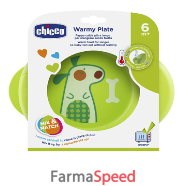 chicco piatto pappacalda 6 mesi+ verde