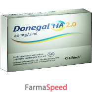 donegal ha 2.0 40mg/2ml 3 siringhe preriempite acido ialuronico