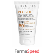 plusol crema solare viso spf50 50 ml