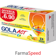 gola act miele limone 62,4 g 24 caramelle