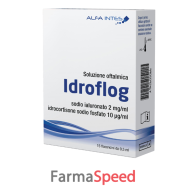 idroflog soluzione oftalmica 15 flaconcini  monodose
