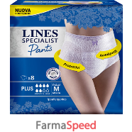 lines specialist pants plus m farma 8 pezzi