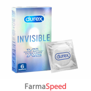 durex invisible xl 6pz