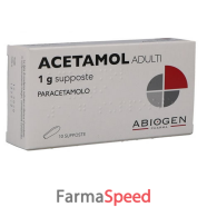 acetamol*ad 10 supp 1 g