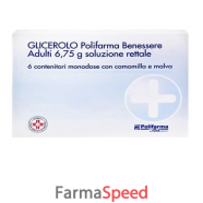 glicerolo (polifarma benessere)*ad 6 contenitori monodose 6,75 g soluz rett