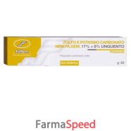 zolfo e potassio carbonato (new fa.de.m.)*ung derm 30 g 17% + 8%