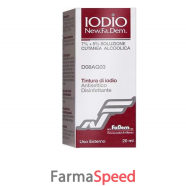 iodio soluzione alcolica i (new.fa.dem.)*soluz cutanea 20 ml 7% + 5%