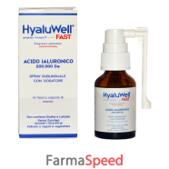 hyaluwell fast spr subling20ml