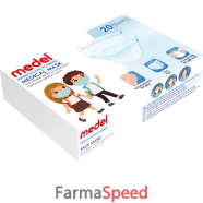 medel mascherina chir ped 20pz