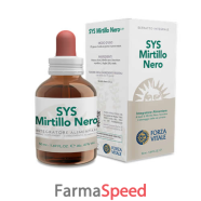 sys mirtillo nero gocce 50ml