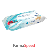 a+cure igiene corpo salviette imbevute 100 pezzi