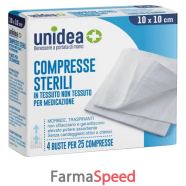 garza compressa in tessuto non tessuto 10 x 10 cm 100 pezzi