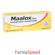 maalox plus*30 cpr mast 200 mg + 200 mg + 25 mg