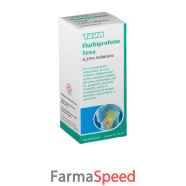 flurbiprofene (teva)*collutorio 160 ml 0,25%