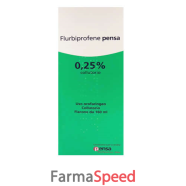 flurbiprofene (pensa)*collutorio 160 ml 0,25%