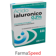 acido ialuronico 0,2% sol oft