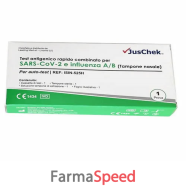 test antigenico rapido covid-19 alltest autodiagnosticativa antigeni sars-cov-2 e influenza a+b in tamponi nasalio determinazione qualit