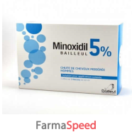 minoxidil biorga (laboratoires bailleul)*soluz cutanea 3 flaconi 60 ml 5%