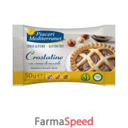 piaceri mediterranei crostatina con crema di nocciola 4 x 50 g