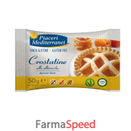 piaceri mediterranei  crostatine all'albicocca 4 x 50 g