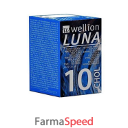 wellion luna 10 strips strisce per misurazione colesterolo