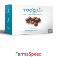 tocaslim crema di cioccolato e nocciola 20 buste da 18 g