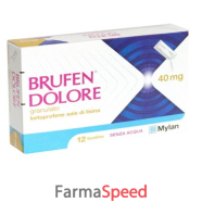 brufen dolore*os grat 12 bust 40 mg