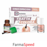 dermovitamina micoblock 3 in 1 soluzione ungueale 7 ml + smalto idratante traspirante 5 ml