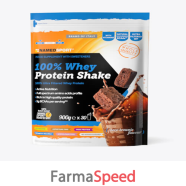 100% whey protein shake choco brownie 900 g