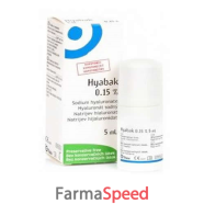 soluzione oftalmica multidose hyabak 5 ml