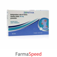 ketoprofene sale di lisina (zentiva italia)*os grat 12 bust 40 mg