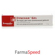 dynexan*gel gengivale 10 g 20 mg/g